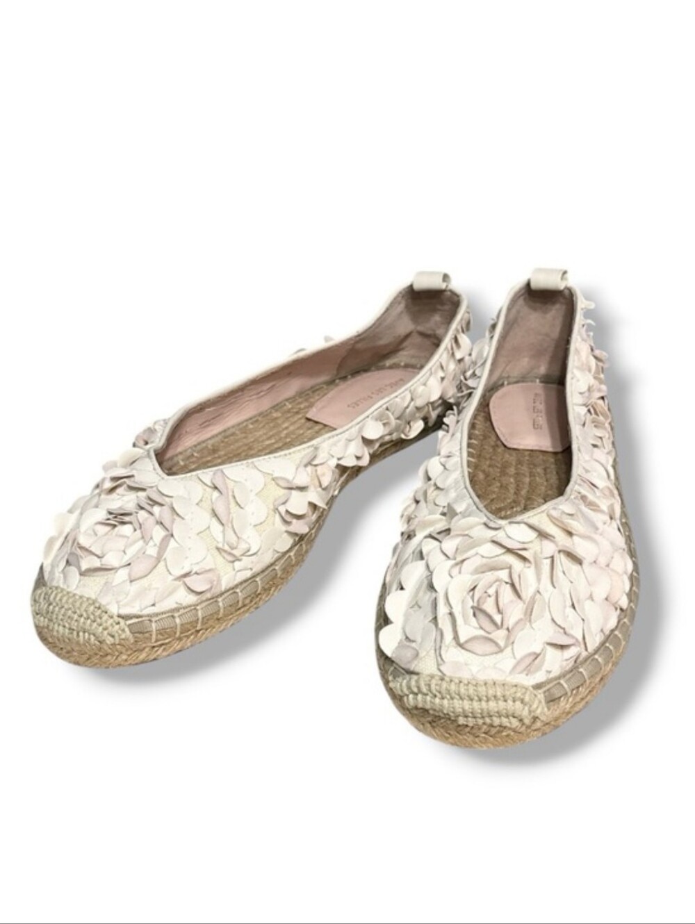 AVEC LES FILLES Gisella Blush Pink Espadrilles Flats Size 10
